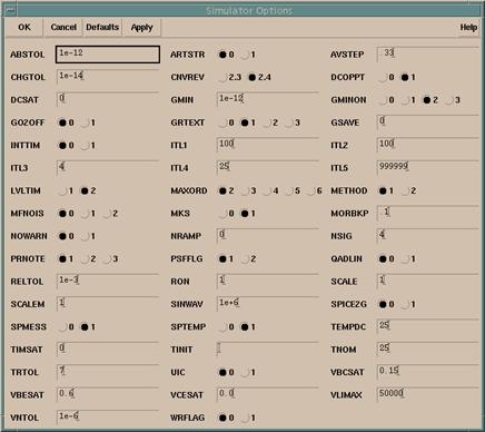 Cadence simulation